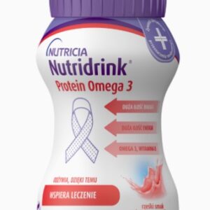 Nutricia Nutridrink Protein Omega 3 125ml aromă crocantă de căpșuni și zmeură